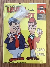 Vintage 1972 Larry Harmon's Laurel and Hardy Card Game by Edu-Cards