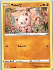 Mankey 133/264 Common Fusion Strike Pokemon Near Mint