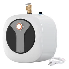 2.5/4/8 Gal Electric Hot Water Heater Mini Tank Compact 1400W Kitchen Sink