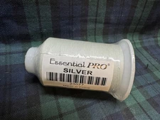 Essential Pro 3,315 Yards Polyester Sewing Thread Cone Size 70/3 Silver