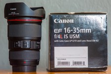 CANON EF 16-35MM F4 L IS USM. MINT.!