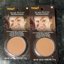Lot Of 2 Spirit Halloween Dead Scar Putty Theater Make Up .28 Oz Each