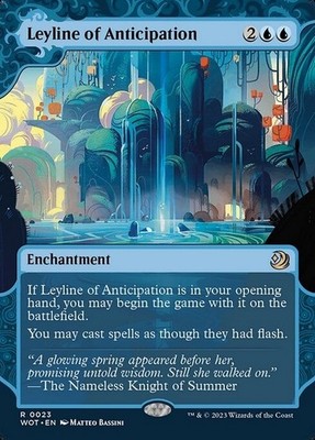 Leyline of Anticipation ~ Wilds of Eldraine: Enchanting Tales [ NM ] [ MTG ]