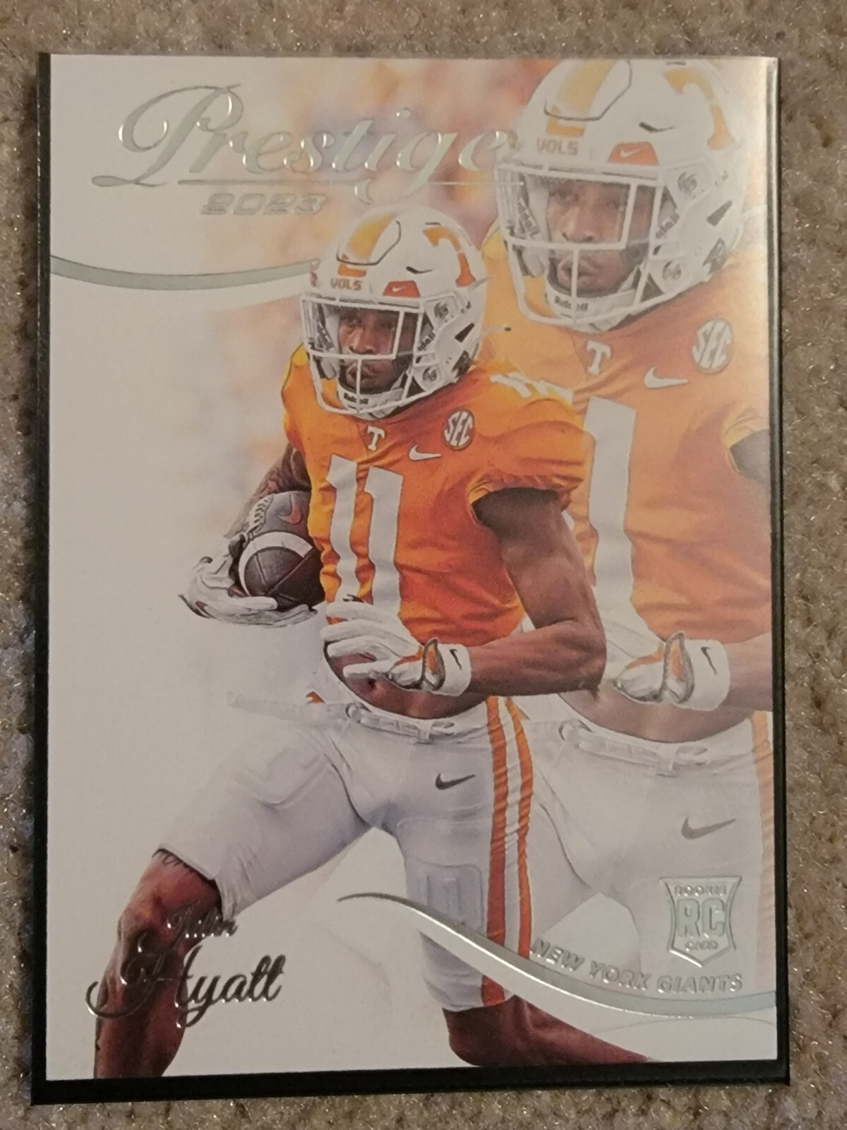 2023 Panini Prestige - Rookies- Jalin Hyatt #345 New York Giants (RC)