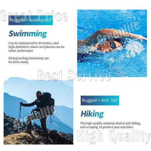 Handheld Action Camera 4K 270° Rotatable 30M Waterproof WIFI Pocket Camera - Picture 18 of 27