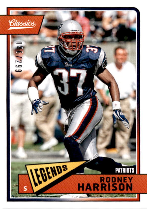 2018 Panini Classics #181 Rodney Harrison /299