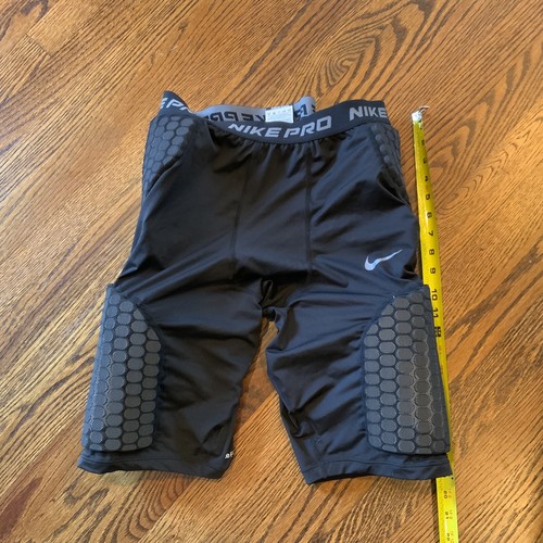 NIKE Pro Hyperstrong Padded Compression Shorts 369261-010 Men's sz XXL 5 Pads - Picture 4 of 10
