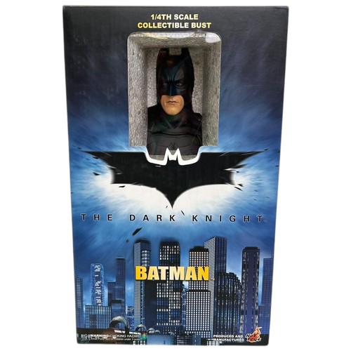Hot Toys The Dark Knight Batman 1/4th Scale Bust 2008 New Sealed