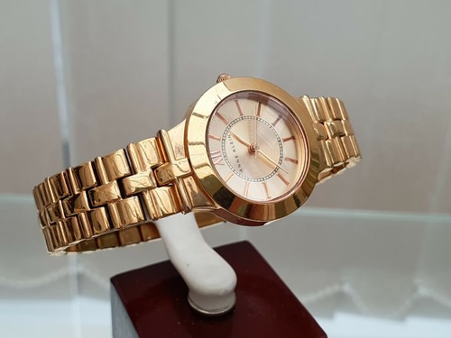 ANNE KLEIN Ladies Teens Watch Rose Gold plated Genuine RRP £169 Working (56) - Picture 7 of 12