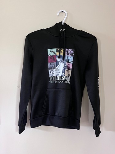 Taylor Swift Girls Size 160 US Size 14 The Eras Tour Black Hoodie Sweatshirt