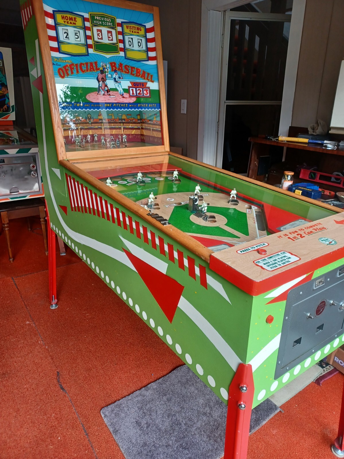 Williams Deluxe Official Baseball arcade/pinball machine eBay