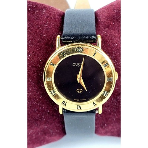 Vintage Gucci 3000L Ladies Watch Gold 