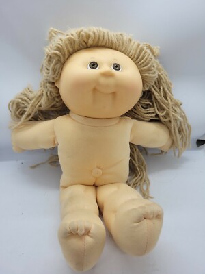 Cabbage Patch Kids Hasbro 1990 First Edition Girl Doll dirty blonde brown eyes