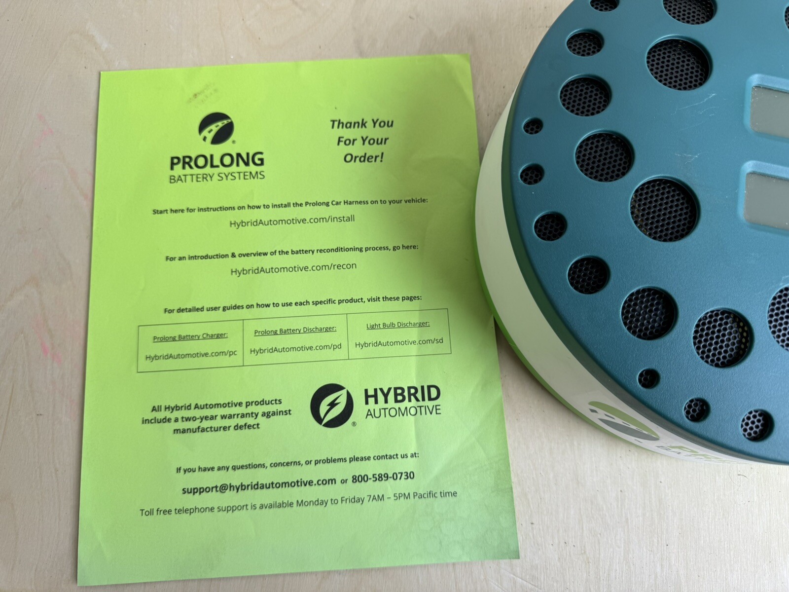 Prolong Battery Charger Toyota Highlander Prius Camry Lexus RX GS