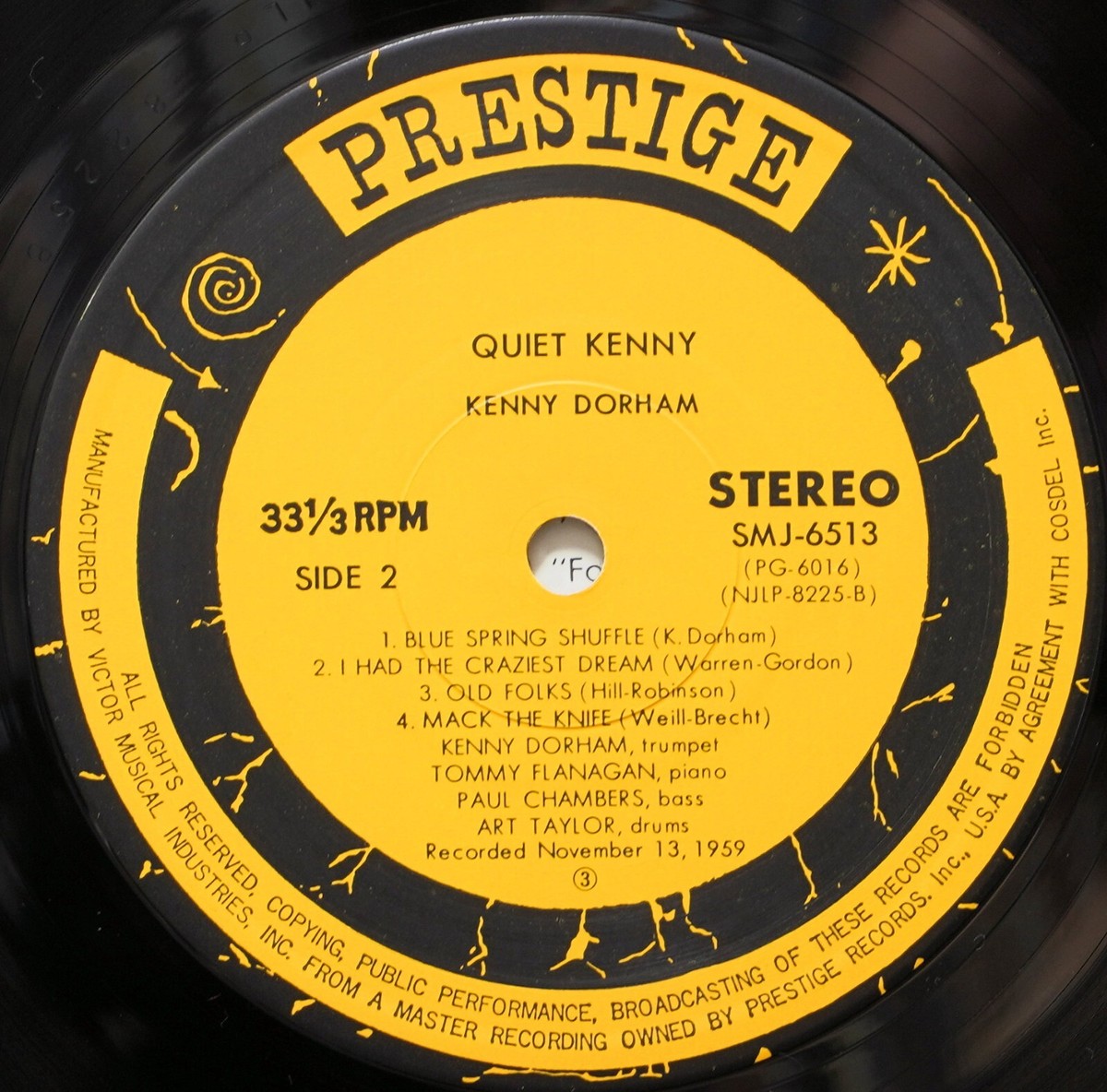 その他 LP Kenny Dorham Quiet Kenny SMJ7380 PRESTIGE /00260 Kenny Dorham – Quiet Kenny – Vinyl (LP, Album, Mono), 1960