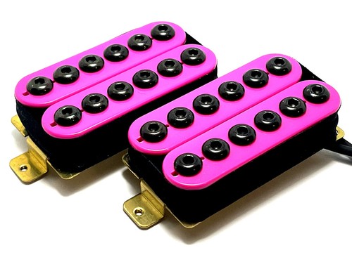 HH Pickup Set ~ Dragonfire Crusader Humbuckers ~ Pickup + Hex Cap Color Choice - Picture 58 of 116