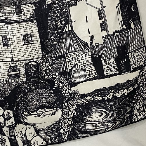 Richard Allan Silk Scarf England Europe Cityscape Cathedral Robert The Bruce - Picture 4 of 16