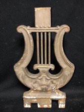 1930  s 15 7/8  Cast Iron Organ Pedal Pediment