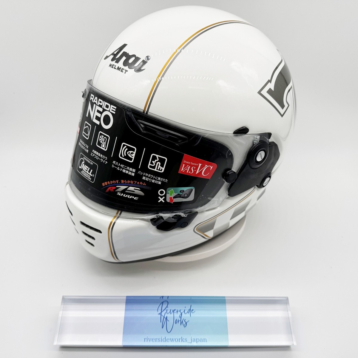Arai RAPIDE-NEO（ラパイドネオ） 白 XL（61-62） Webike | Arai アライ RAPIDE-NEO [ラパイド・ネオ ホワイト