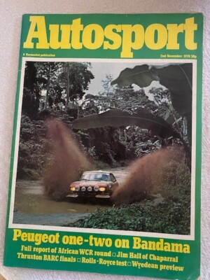 Autosport Magazine 1978 Choose from Multi Listing Bulk Discount