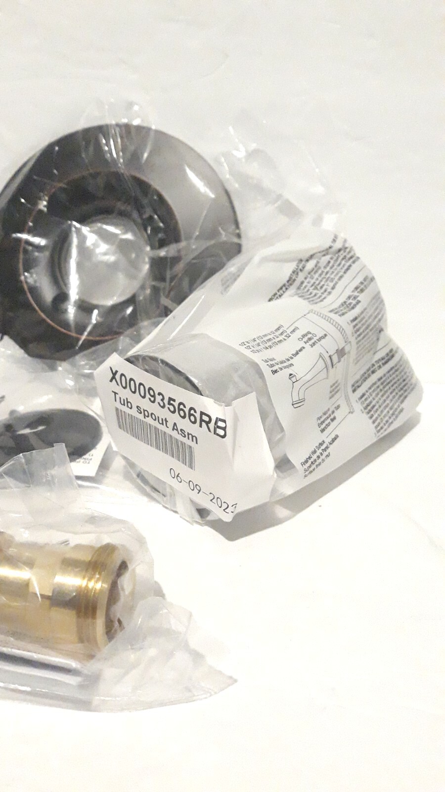 Delta T14432RB Woodhurst Tub Shower Trim Bronze Open Box