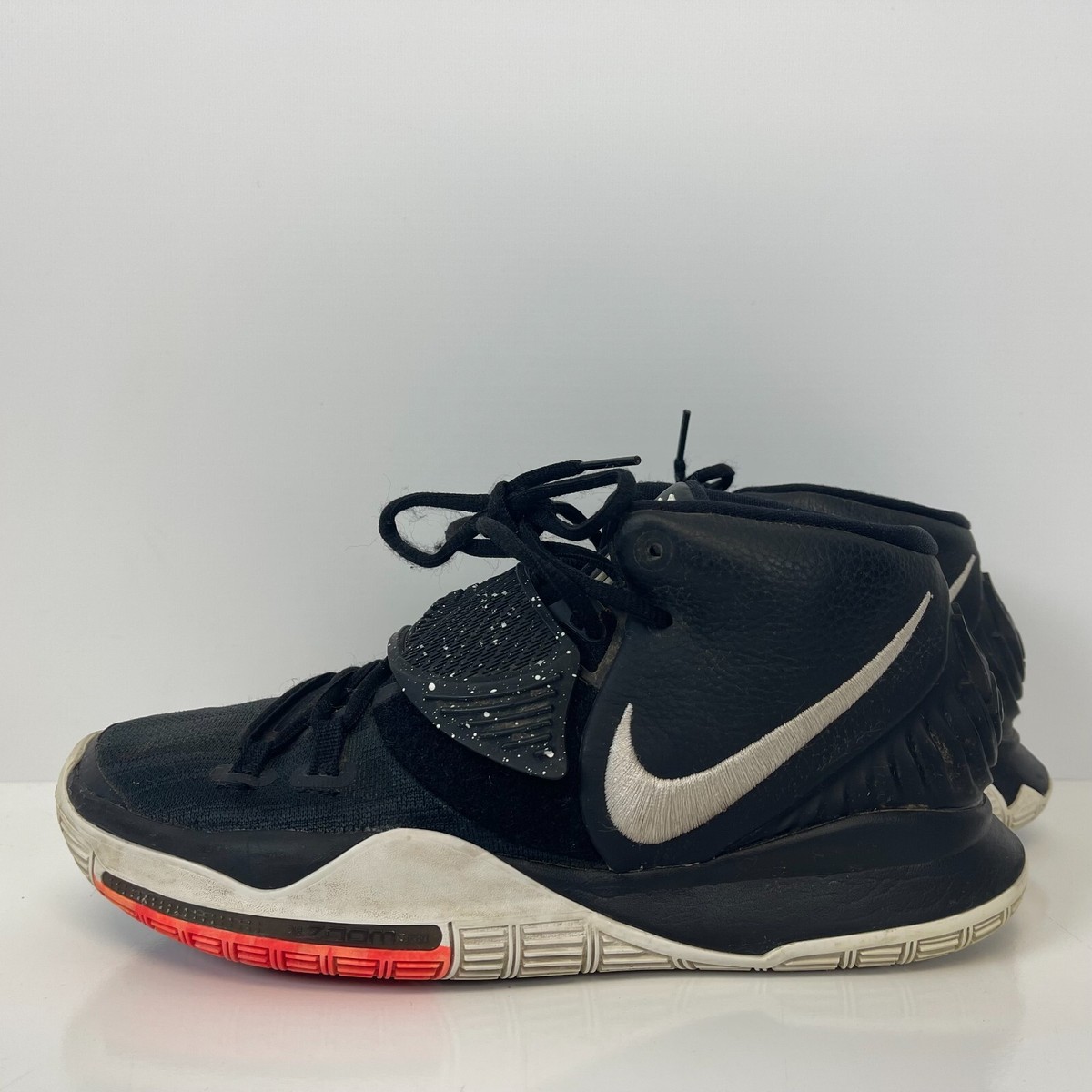 Nike Kyrie 6 Basketball Shoes Jet Black White Mens Size 7.5 | eBay