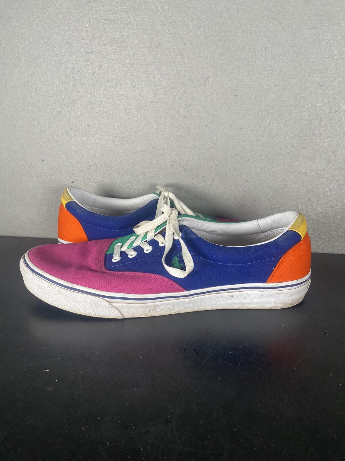 POLO RALPH LAUREN Sneakers Uomo Keaton Pony Colorblock Tela US 13 D Multi