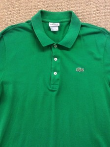 camisa verde lacoste