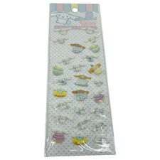 SANRIO Baby Cinnamon Cinnamaroll Vintage 2003 Puffy Stickers Vinyl Pastel
