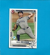 2021 Bowman 1st Edition Brock Selvidge BD-24 New York Yankees