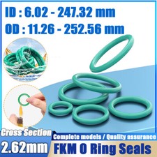 Metric Vitons Rubber FKM O Ring Seals 2.62mm Cross Section 6.02mm-247.32mm ID