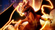 Pokemon charizard in detective pikachu movie Pad Gaming Mat Desk
