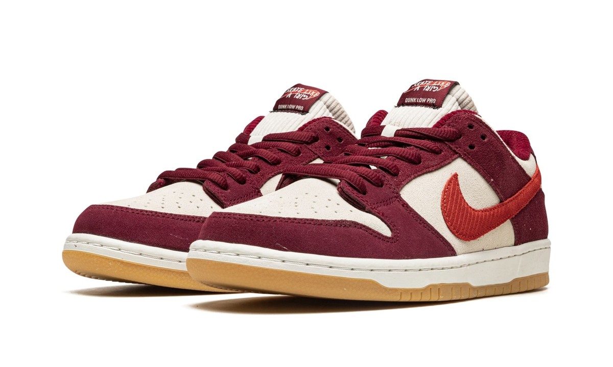 NEW Nike SB Dunk Low Skate Like A Girl Crimson Beetroot DX4589-600