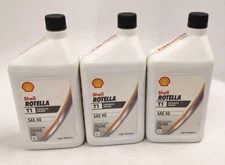 Shell Rotella T1 Straight Grade SAE 40 Engine Oil - 1 Quart ( 3 Pack )
