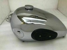 Fit Bsa B31 B33 Plunger Model Chromed Fuel Petrol Tank With Cap Knee Pad