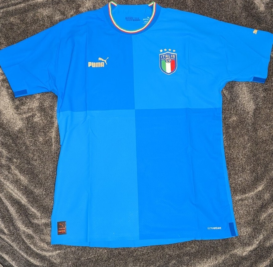 NEW Puma Italy Italia Authentic 2022-2023 Home Soccer Jersey