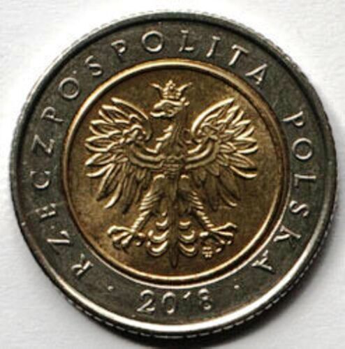 Polonia 5 zlotys 2018 100 años de independencia de Polonia (#4246) - Imagen 2 de 2