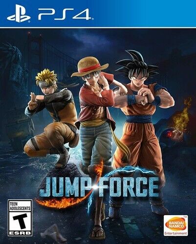 JUMP FORCE PS4! DRAGONBALL Z, NARUTO, ONE PIECE, FIGHT, COMBAT FIGHTER - Afbeelding 1 van 1