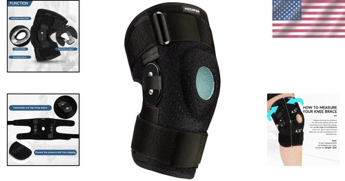 Plus Size Knee Brace XL-8XL Support for ACL Arthritis Meniscus Tears - Picture 2 of 8