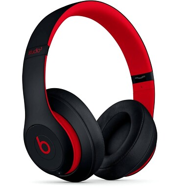 ORIGINAL APPLE BEATS BY DR DRE STUDIO 3 WIRELESS TEN 10 DECADE DEFIANT BLACK RED