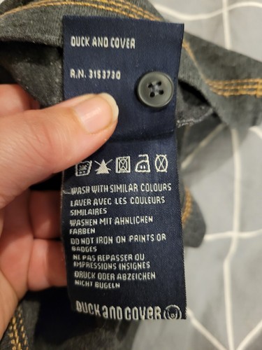 Grey T-shirt - Size L - Duck And Cover - Picture 9 of 9