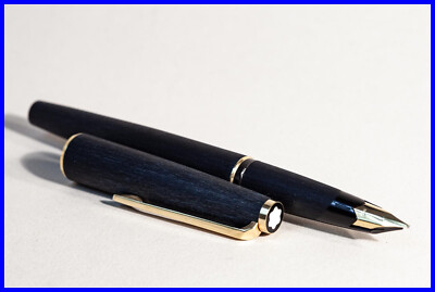 1973 Classic MONTBLANC 220 matt black & gold Piston Filler with KF