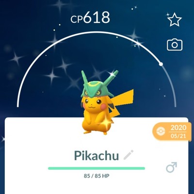 Shiny Pikachu (rayquaza) 