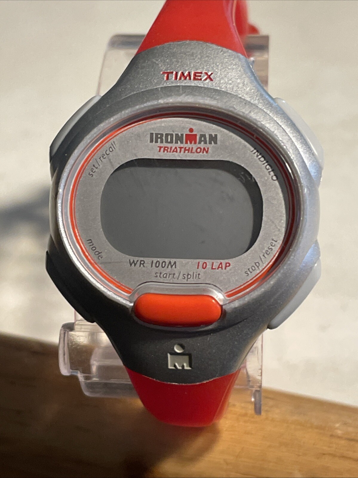 Timex Ironman Triathlon Women's Red Buckle Band Digital Watch