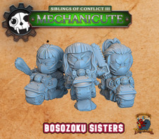 attack bikes battle sisters Bosozoku sisters Squad of 3