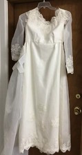Wedding Dress Handmade , See Pics For Dimensions, CR-62