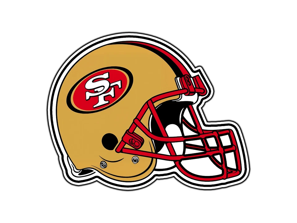 San Francisco 49ers Helmet #1 Football Sticker Waterproof Vinyl Decal DieCut Car