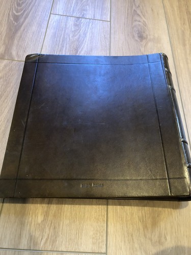 Paper House Brown Vegan Leather Embossed 12x12 Deluxe Scrapbook Photo Album - Picture 17 of 20