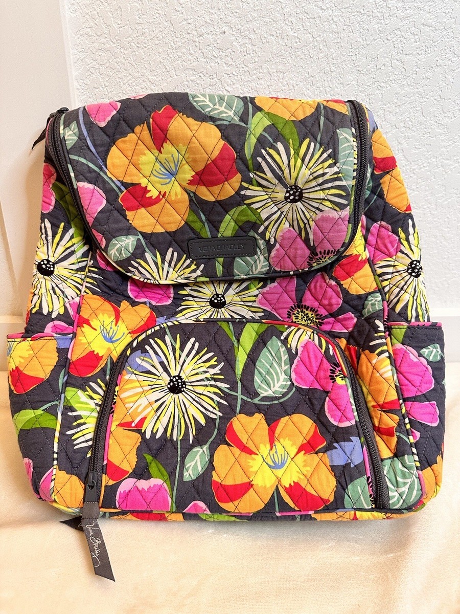 Vera Bradley Multi Color Large Floral Backpack Vera Bradley Large Backpack – Floral | Mercari main image 4