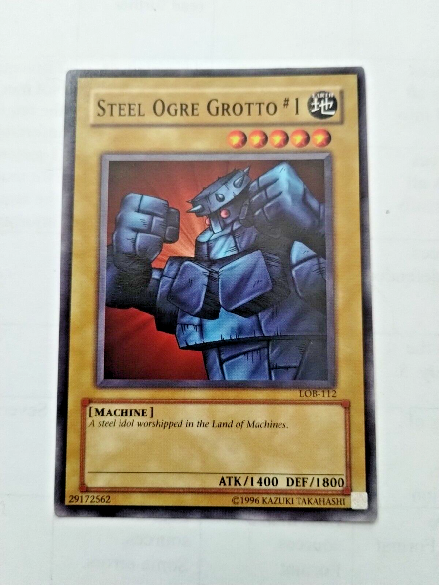 Yu-Gi-Oh! TCG Steel Ogre Grotto #1 Legend of Blue Eyes White Dragon LOB-112  Unl…
